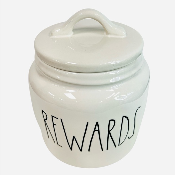 Rae Dunn Rewards Ceramic Dog Treat Canister Beige Size 7”Hx6”W - Picture 3 of 6